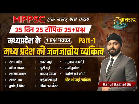 MPPSC Pre 2026 | Complete MPPSC MPGK & Static Revision
