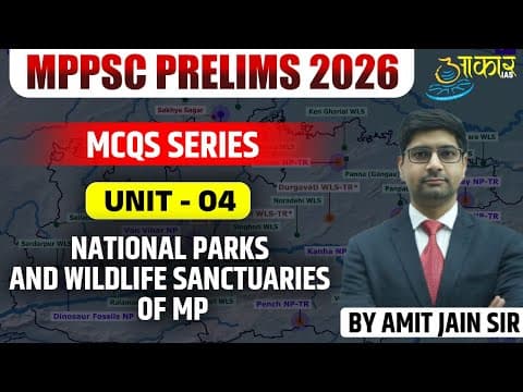 MPPSC Prelims 2026 | MPPSC MP GK (Unit-4) Classes by Amit Jain sir | Aakar IAS