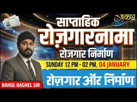 L20 Rojgar Nirman MPPSC Current Affairs | MPPSC Weekly Current Affairs 2026 | Daily Current Affairs