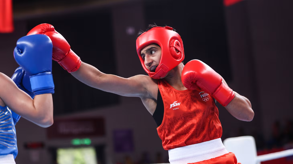 प्रीति पवार वर्सेज स्कारलेट डेलगाडो 54kg मुक्केबाजी फाइनल पंच मुकाबला CWG 2026 - Preeti Pawar Boxing Bout Match Glasgow
