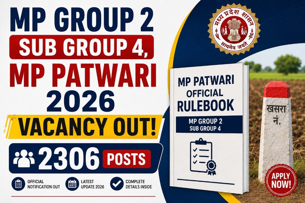 MP Group 2 Sub Group 4 Recruitment 2026 | MP Patwari Official ...